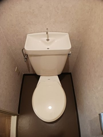 合志市須屋のアパートのトイレ|トイレもきれいです