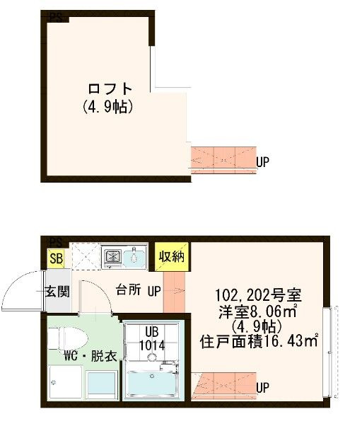 ハーモニーテラス西小岩の間取り