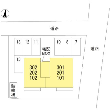 ステラヴィータ A棟の区画図