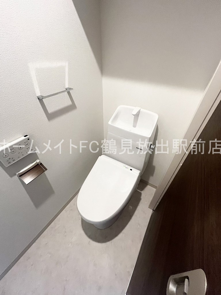 東大阪市森河内西１丁目のアパートのトイレ