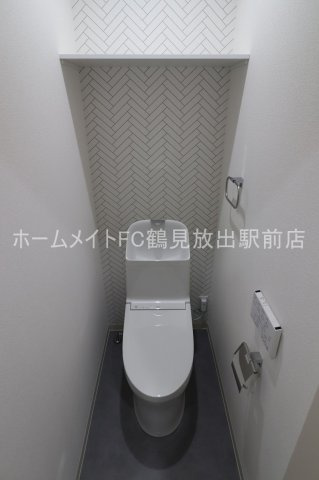 大阪市鶴見区中茶屋１丁目のアパートのトイレ