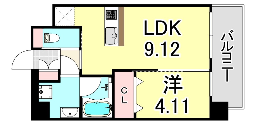 プレジオ御幣島の間取り
