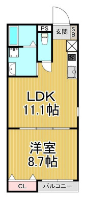 ヴィレッタ城之下の間取り