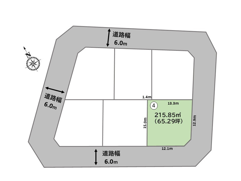 【４号地　区画図】