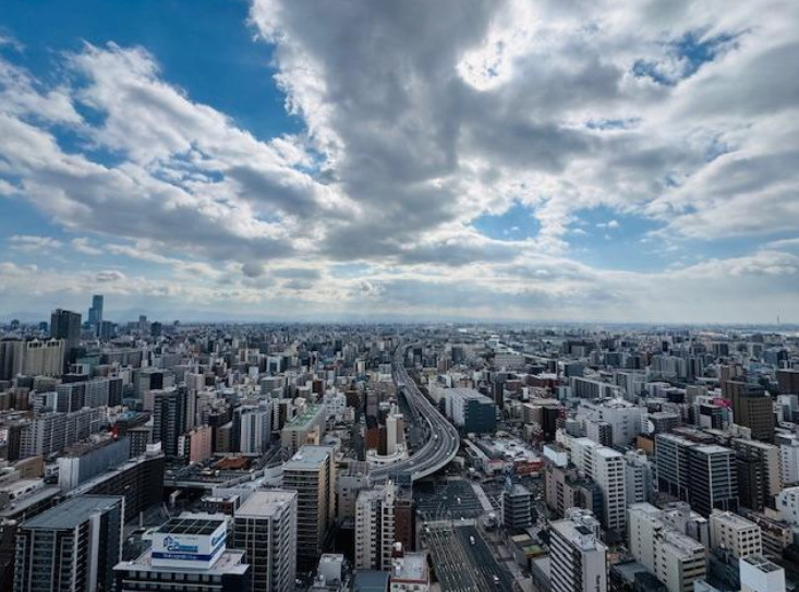 シエリアタワー大阪堀江の展望|高層階のため眺望良好◎