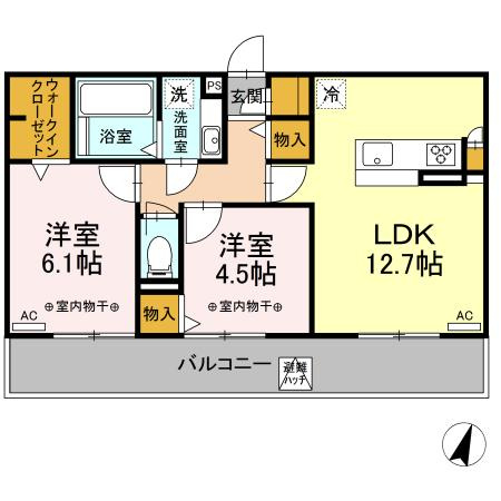 Ｌｉｅｂｅｌｅｉの間取り