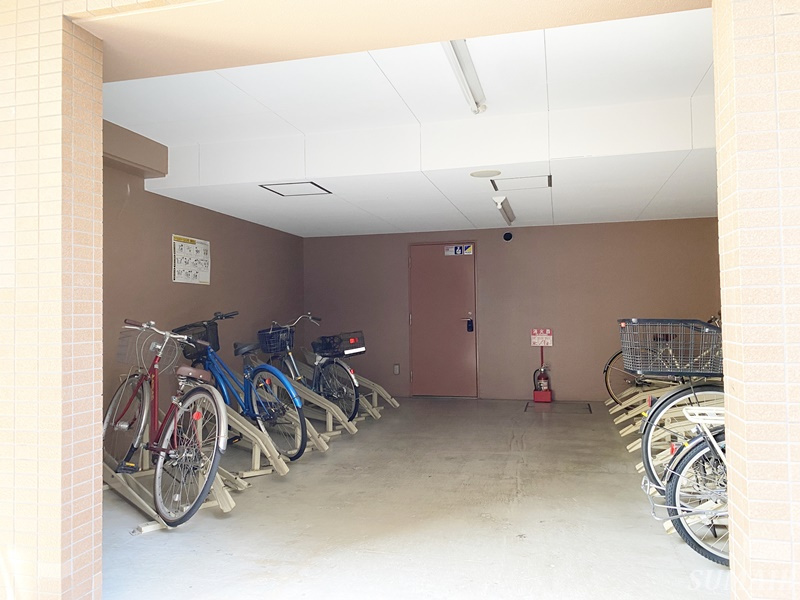 荒川区西日暮里３丁目の賃貸マンションのその他共用部分|駐輪場です☆