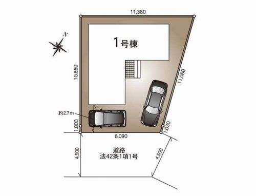 【区画図】 | 【仲介手数料０円】相模原市中央区田名第147　新築一戸建て | 相模原市中央区田名第147　新築一戸建て