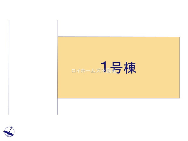 【区画図】 | 海部郡蟹江町西之森９丁目62『仲介料無料』新築戸建て | 1号棟