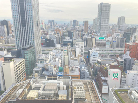 プレミストタワー靭本町の展望