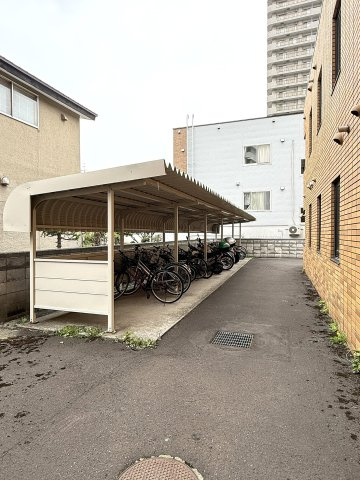 朝日プラザセントラルビュー南20条の駐輪場