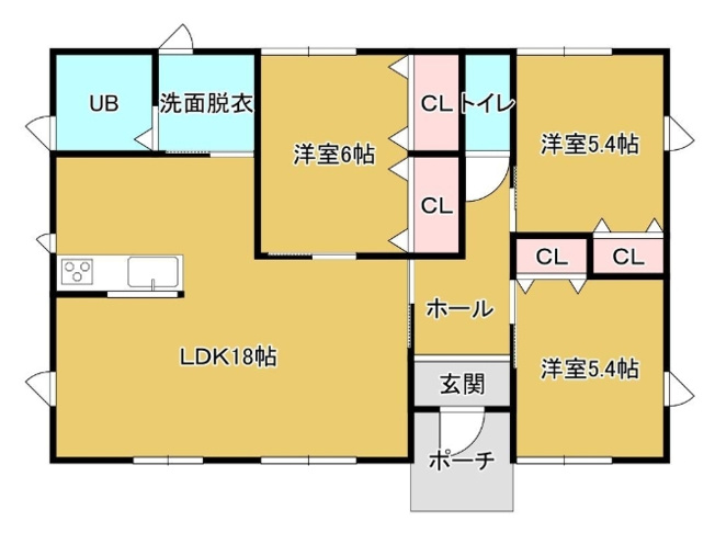 【間取り】 | 後野貸家