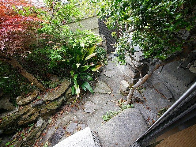 東之阪町戸建の庭|庭
