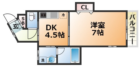 オルタンシア下山手の間取り