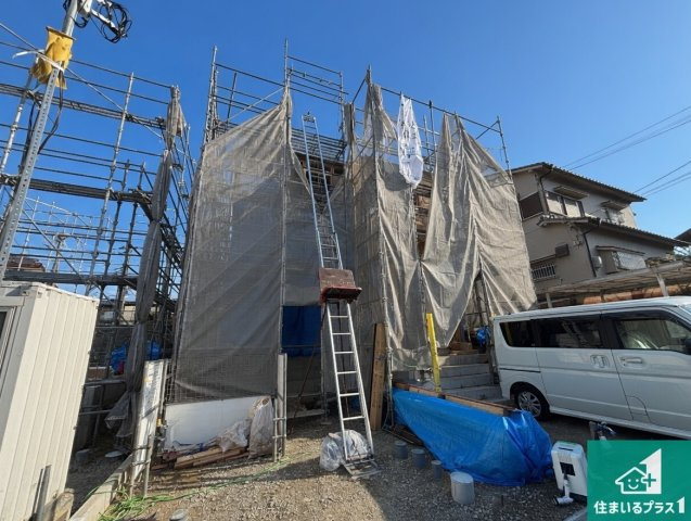 堺市南区赤坂台　第10期　新築一戸建ての外観|現在の進捗状況です！順調に作業進行中、完成が待ち遠しいです！詳細の間取り等、お気軽にお問い合わせください！