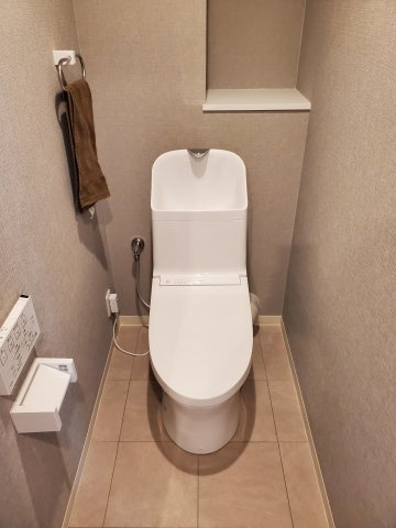 ルミナス八潮のトイレ|落ち着いた色調のトイレです