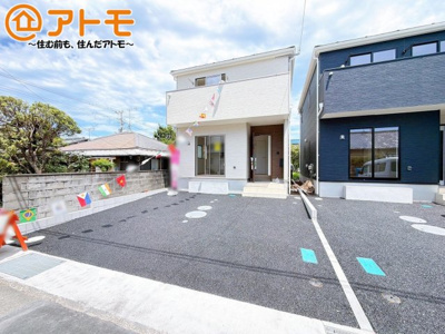 【駐車場】 | 沼津市本郷町第4　新築一戸建て　1号棟 | ゆったりスペースで、駐車も楽ちん♪