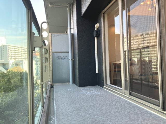 シティタワー大阪福島のバルコニー