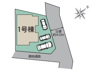 ◎藤沢市打戻　新築戸建の区画図|区画図◇