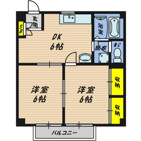【間取り】 | サニーハイツ