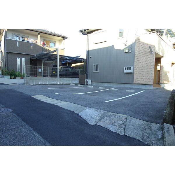 ファミール井田の駐車場