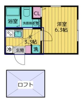 【間取り】 | ベル・セゾン生田 | 間取りです。