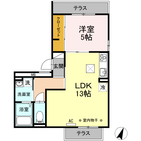 Bell espace　Ⅱの間取り