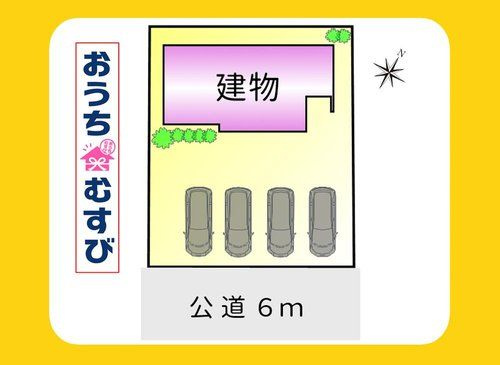 小牧市古雅第2(全1棟)の区画図