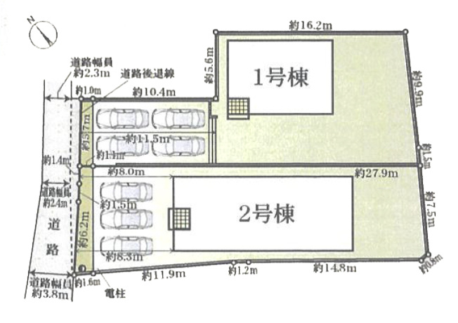 【区画図】 | 知多郡阿久比町大字宮津字下屋郷20-5『仲介料無料』新築戸建て | 1号棟