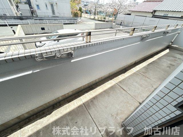 グレース蓮池のバルコニー