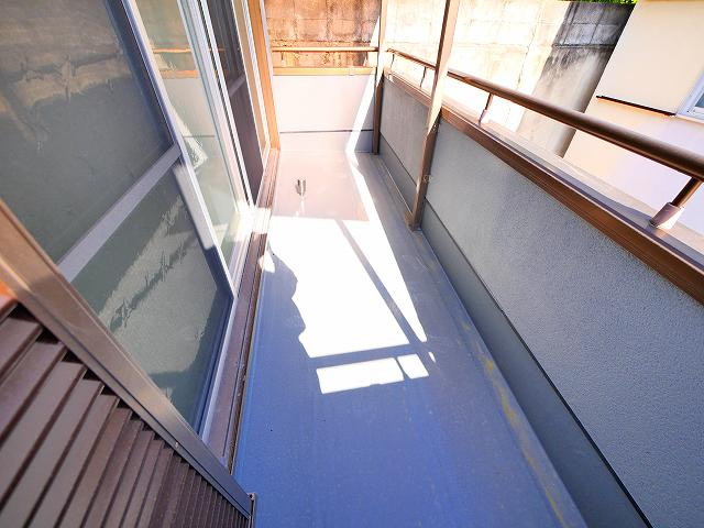 小明町戸建のバルコニー