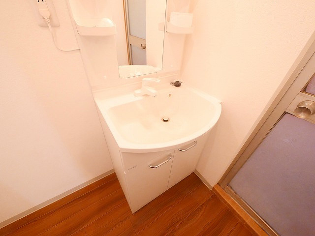 小明町戸建の独立洗面台