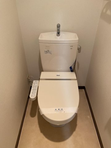 QM壱番館のトイレ|シンプルで使いやすいトイレです