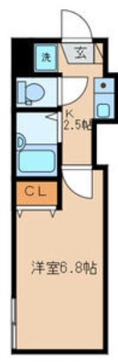 Dear Court高円寺Bの間取り