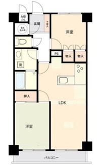 【間取り】 | ライオンズマンション小田急相模原 | 間取りです。