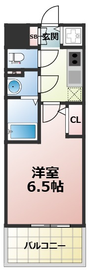 CREST TAPP 大阪EASTの間取り