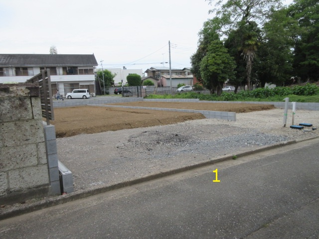【仲介手数料無料】新築戸建　嵐山町菅谷438-1（全2棟）の前面道路含む現地写真