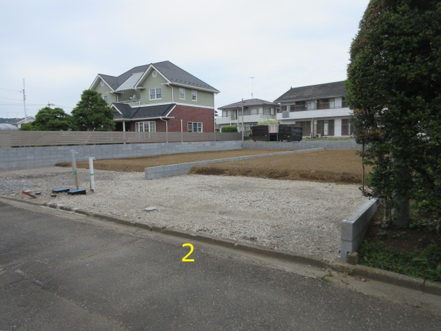 【仲介手数料無料】新築戸建　嵐山町菅谷438-1（全2棟）の前面道路含む現地写真