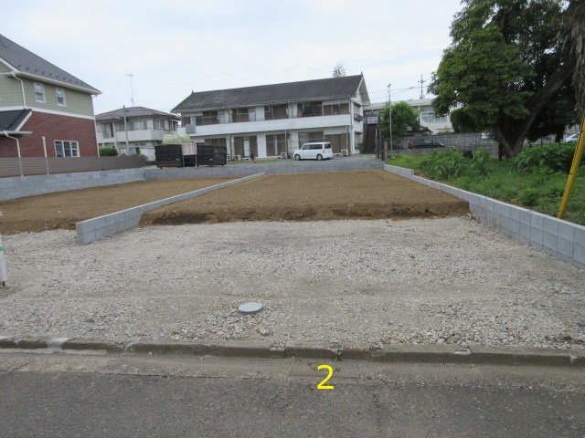 【仲介手数料無料】新築戸建　嵐山町菅谷438-1（全2棟）の前面道路含む現地写真