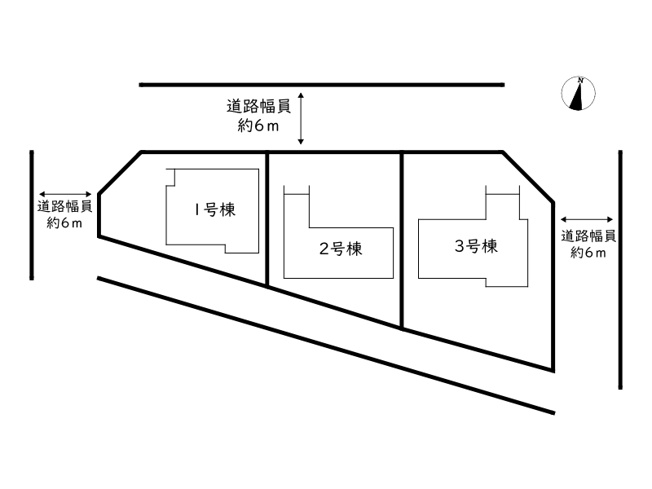【区画図】 | 揖保郡太子町鵤11期全3棟