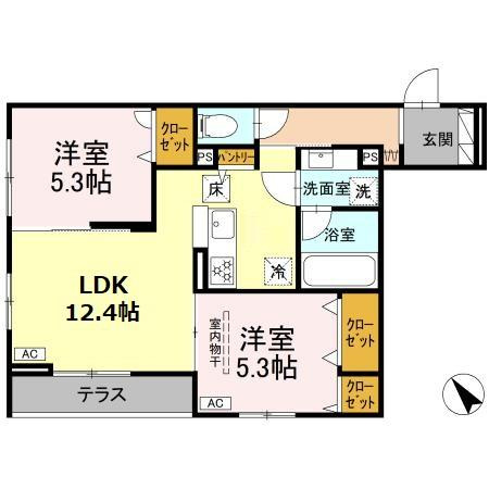 【間取り】 | シャルムコート