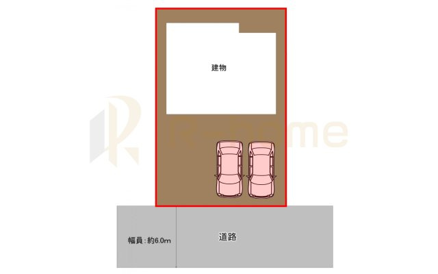 筑西市下岡崎　中古戸建ての区画図|大きなお買い物だからこそ、メリット・デメリットを伝えさせて頂きます。
R-homeにお任せください♪