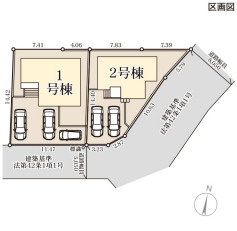 リーブルガーデン福岡市東区青葉第二十五の区画図
