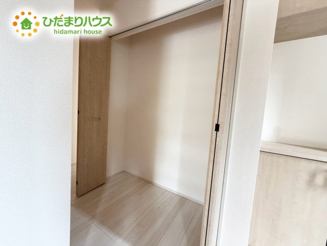 上尾市領家3期　新築平屋　ブルーミング02の収納|1階廊下収納