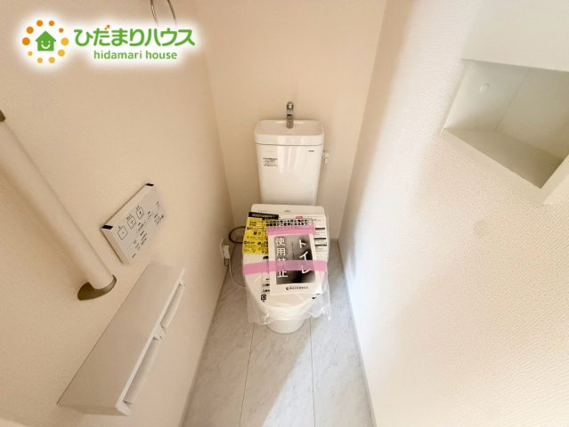 上尾市領家3期　新築平屋　ブルーミング02のトイレ