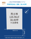 平塚市花水台　売地　38.40坪の画像