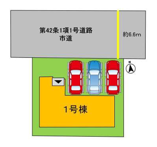 【区画図】 | よかタウン倉敷市水江1期 (全1棟)