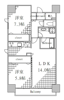 【間取り】 | TEC Green Residence