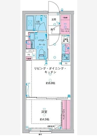 ジェノヴィア池袋の間取り