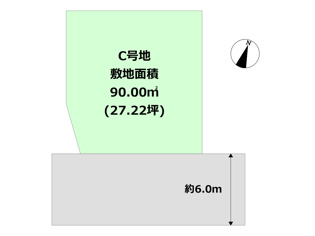 尼崎市田能4丁目　全9区画の間取り